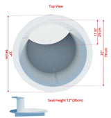 Dundalk Leisurecraft The Baltic Cold Plunge Tub | CT33BP - Topture