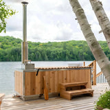 Dundalk Leisurecraft The Starlight Wood Burning Hot Tub - Topture