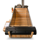 Dundalk Leisurecraft The Starlight Wood Burning Hot Tub - Topture
