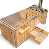 Dundalk Leisurecraft The Starlight Wood Burning Hot Tub - Topture
