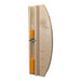 Dundalk wall-mounted cedar sauna sand timer with 15-minute hourglass