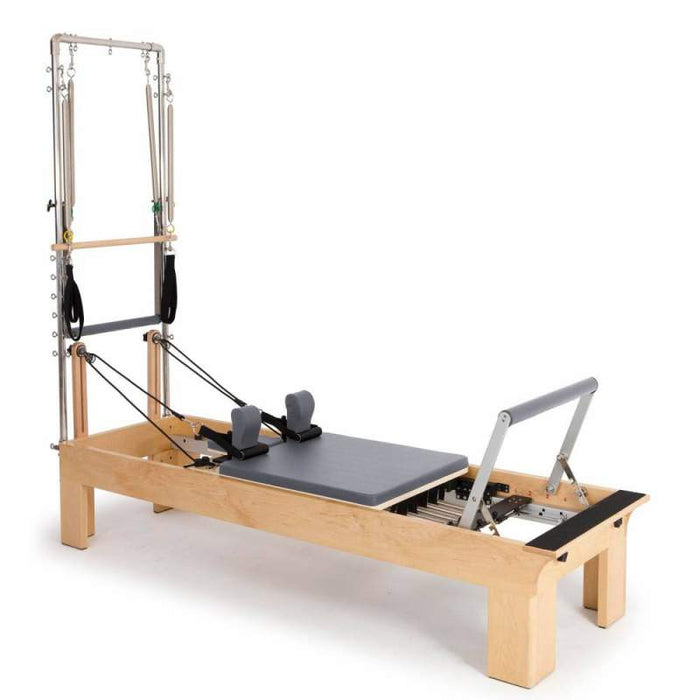 Elina Pilates Physio Wood Reformer with Tower - Topture