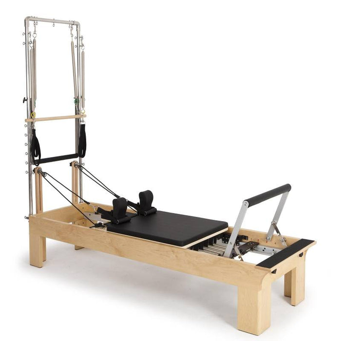 Elina Pilates Physio Wood Reformer with Tower - Topture