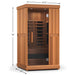 Finnmark FD - 1 Full - Spectrum Infrared Sauna | 1 - Person Home Infrared Sauna - Topture