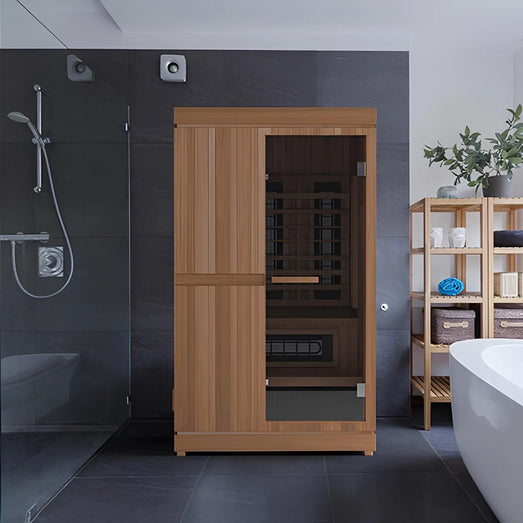 Finnmark FD - 4 Trinity 2 - Person Hybrid Infrared & Steam Sauna & Red Light Therapy - Topture