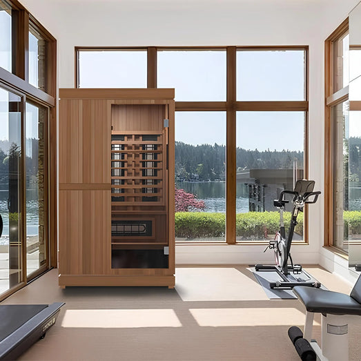 Finnmark FD - 4 Trinity 2 - Person Hybrid Infrared & Steam Sauna & Red Light Therapy - Topture