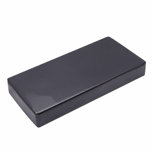 Finnmark FD-3 black vinyl sauna cushion on a cedar infrared sauna corner bench