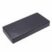 Finnmark FD-3 black vinyl sauna cushion on a cedar infrared sauna corner bench