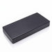 Finnmark FD-1 single black marine-grade vinyl sauna cushion, angled view