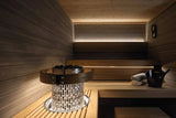 Harvia Cilindro 10.5kW Electric Heater Package w/ Digital Controller and Wifi and Stones - Topture