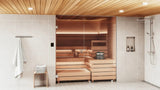 Harvia Cilindro 10.5kW Electric Heater Package w/ Digital Controller and Wifi and Stones - Topture