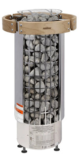 Harvia Cilindro 10.5kW Electric Heater Package w/ Digital Controller and Wifi and Stones - Topture