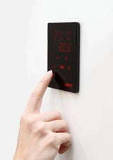 Harvia Cilindro 10.5kW Electric Heater Package w/ Digital Controller and Wifi and Stones - Topture