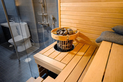 Harvia Cilindro 9kW Electric Heater Package w/ Digital Controller and Wifi and Stones - Topture