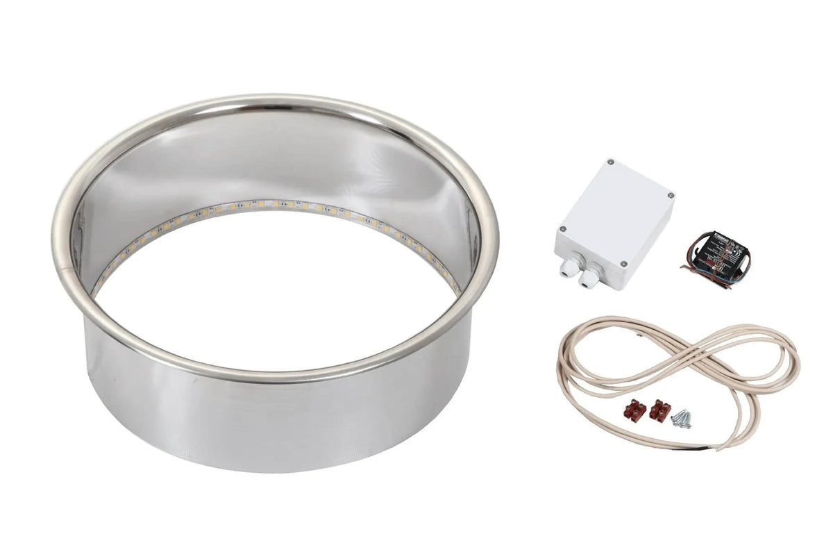 Harvia Embedding Flange w/ LED - Lighting for Cilindro Half 11kW | HPCU7L - Topture