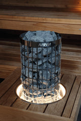 Harvia HPCU7L Embedding Flange w/ LED - Lighting for Cilindro Half 11kW - Topture