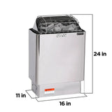 Harvia KIP 4.5kW Electric Heater Package | Wifi Control - Topture