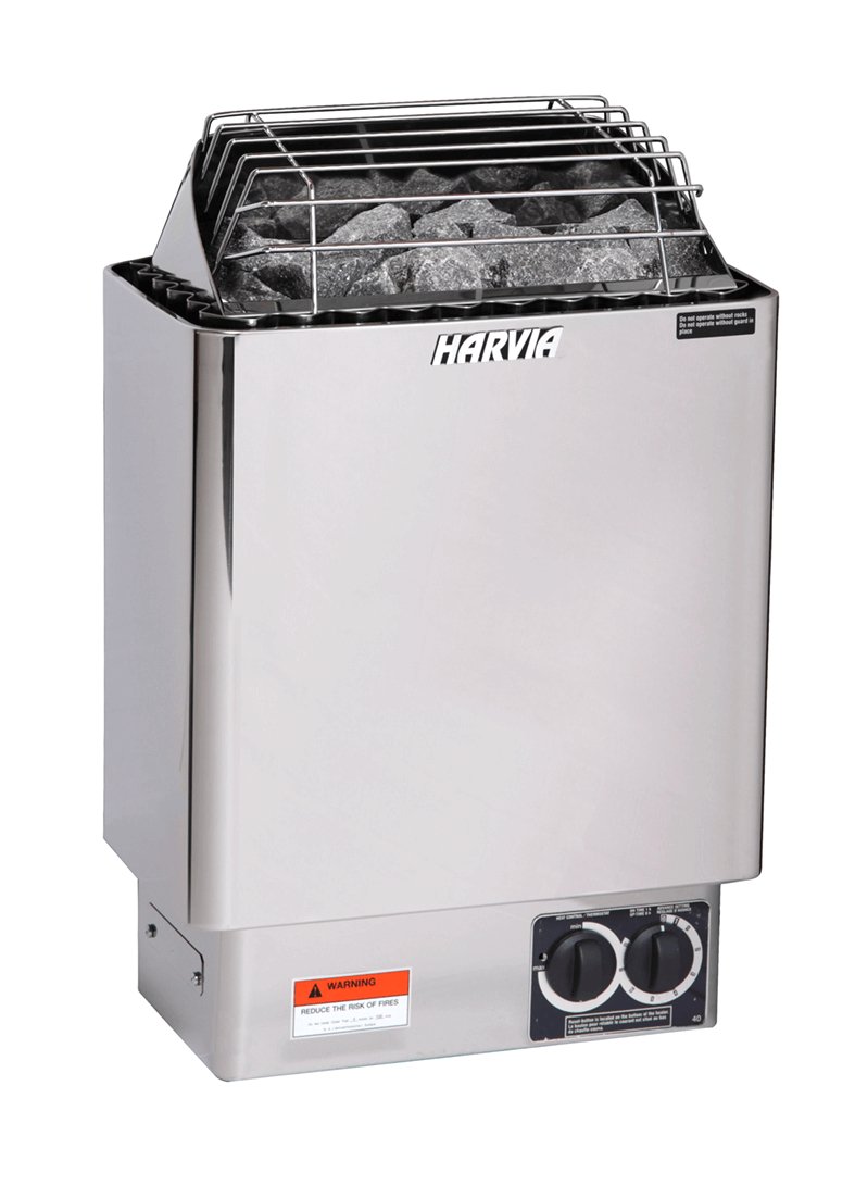 Harvia KIP Series Electric Heater with Built - In Time and Temperature Controls (3kw/ 4.5kW/ 6kW/ 8kW) - Topture