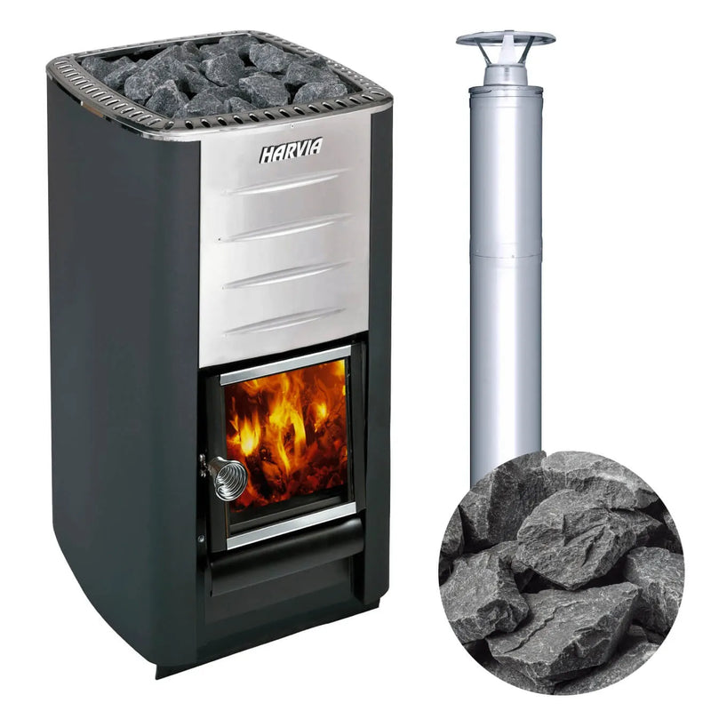 Harvia M3 16.5kW Wood Burning Heater Kit