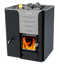Harvia PRO 20LS 24.1kW Wood Burning Sauna Stove w/ Water Tank | WK200LS - Topture