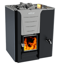 Harvia PRO 20RS 24.1kW Wood Burning Sauna Stove w/ Water Tank | WK200RS - Topture