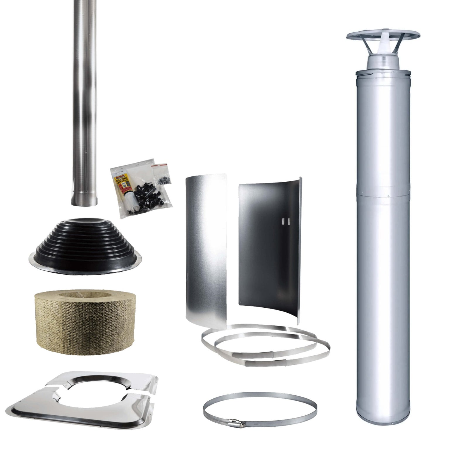 Harvia Sauna Stove Chimney Kit | WHP1500 - Topture