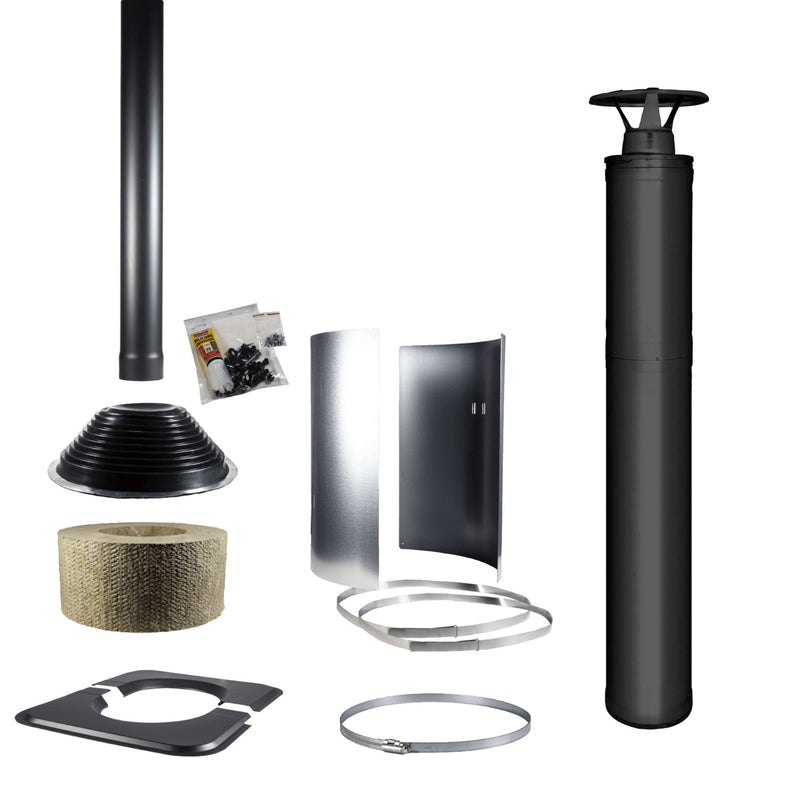 Harvia Sauna Stove Chimney Kit | WHP1500 | Black