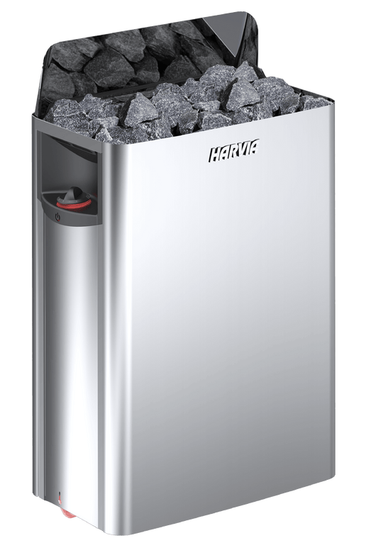 Harvia The Wall 6/8kW Electric Sauna Heater w/ Built - in Controls - Topture