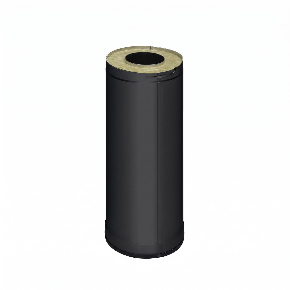 Harvia WHP1000M 1000mm black steel sauna wood stove chimney extension