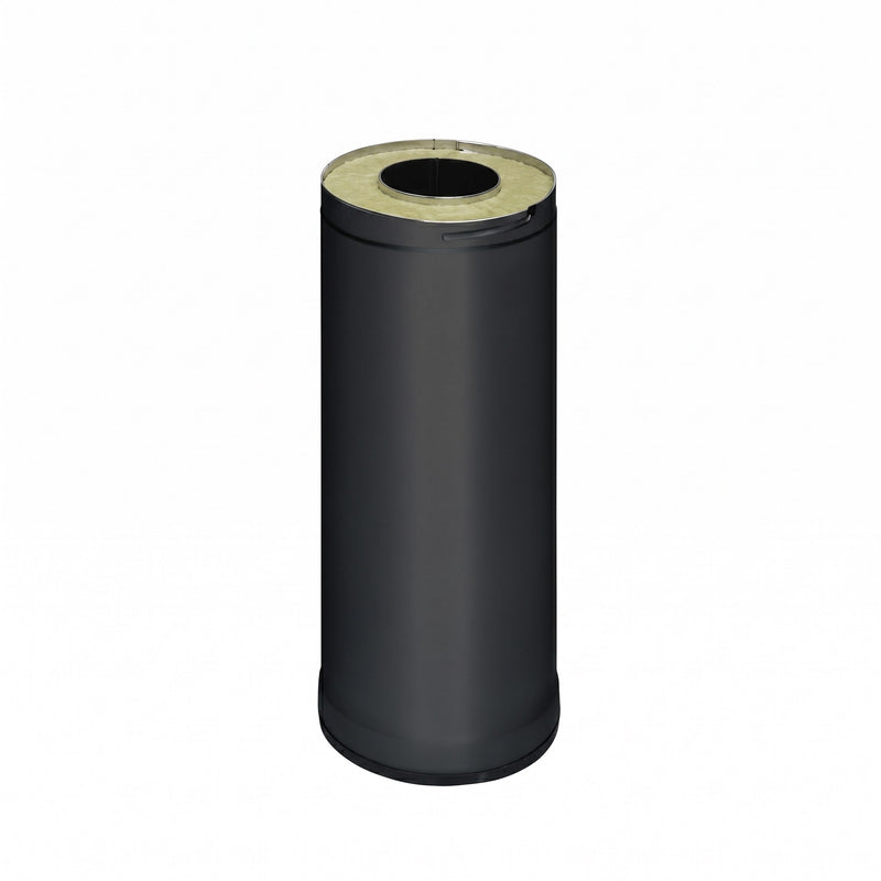 Harvia WHP500M Sauna Wood Stove Chimney Extension, 500mm, Black Steel | WHP500M
