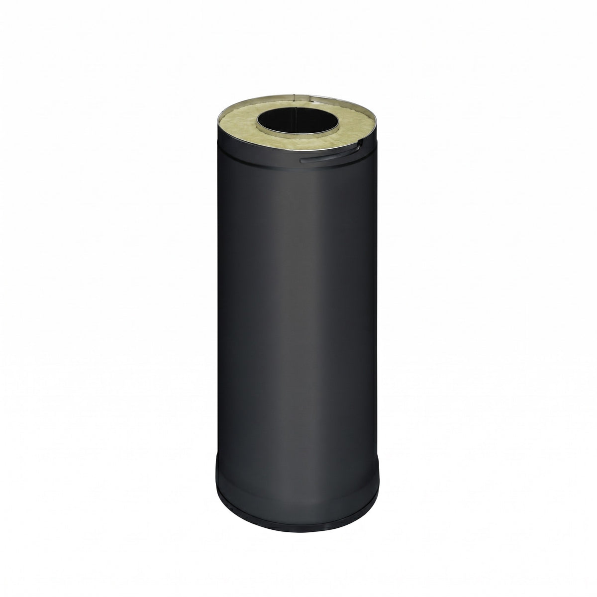 Harvia WHP500M 500mm black steel sauna wood stove chimney extension section
