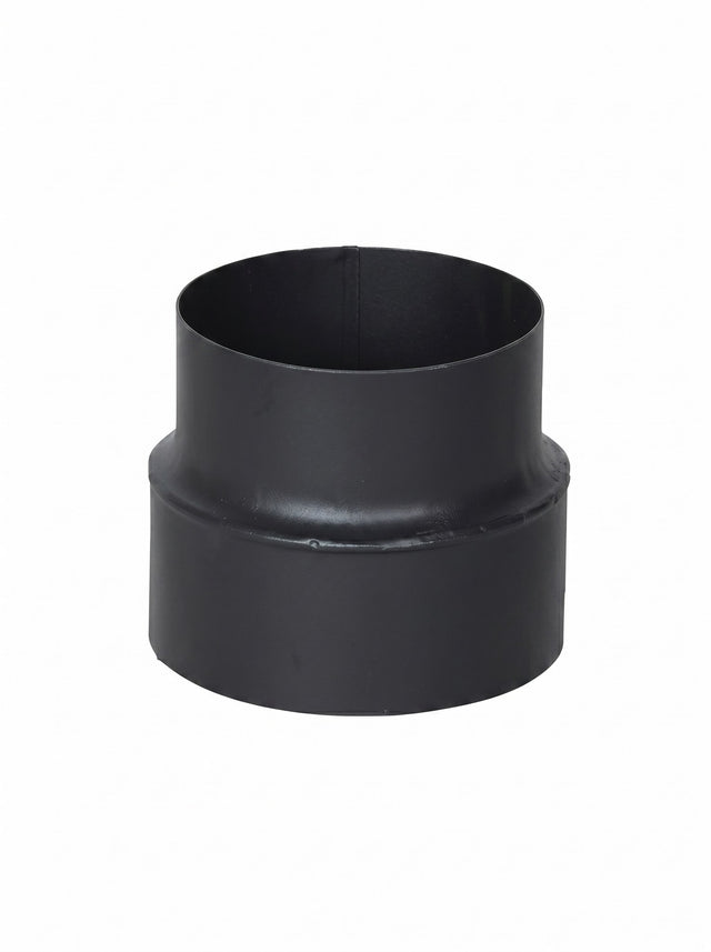 Harvia WZ115155 black steel sauna stove flue pipe reducer adapter