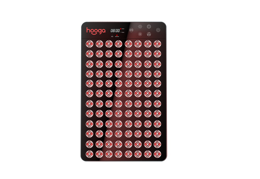 Front view of the Hooga Ember panel showing its LED array and touch controls