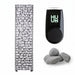 HUUM CLIFF 10.5kW sauna heater with black controller and grey sauna stones