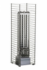 Empty HUUM Cliff heater frame showing the heating elements on a white background