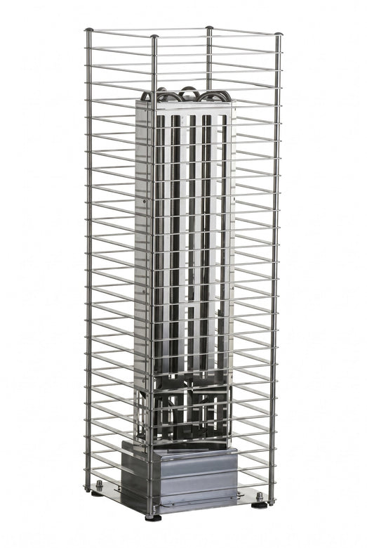 HUUM CLIFF 9kW heater empty steel cage exposing the internal heating element