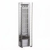 HUUM CLIFF Mini 3.5kW heater empty steel cage showing internal heating elements