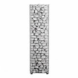 HUUM CLIFF Mini 3.5kW heater front view fully loaded with light grey stones