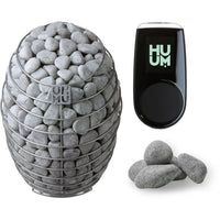 HUUM DROP 9kW electric sauna heater package in black