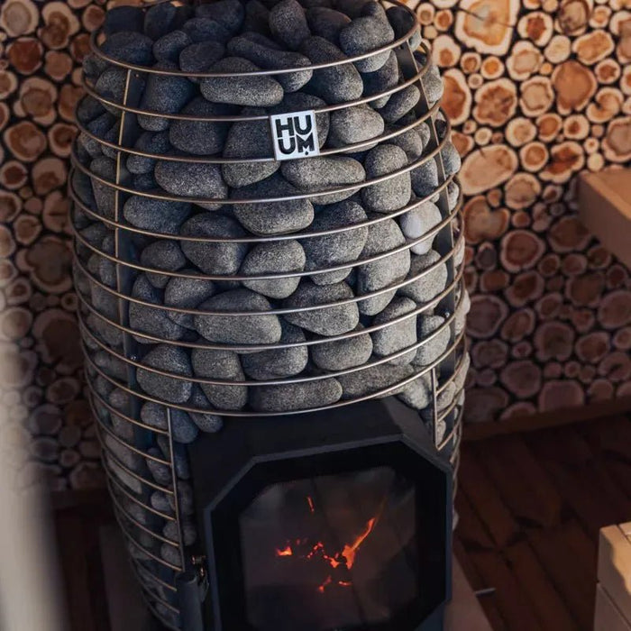 HUUM HIVE Flow 9.8kW Wood - Burning Sauna Heater Package - Topture