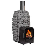 HUUM HIVE Flow LS 9.8kW Wood - Burning Sauna Heater Package - Topture
