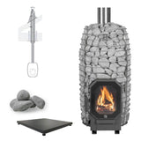 HUUM HIVE Flow Mini 8.5kW Wood - Burning Sauna Heater Package - Topture