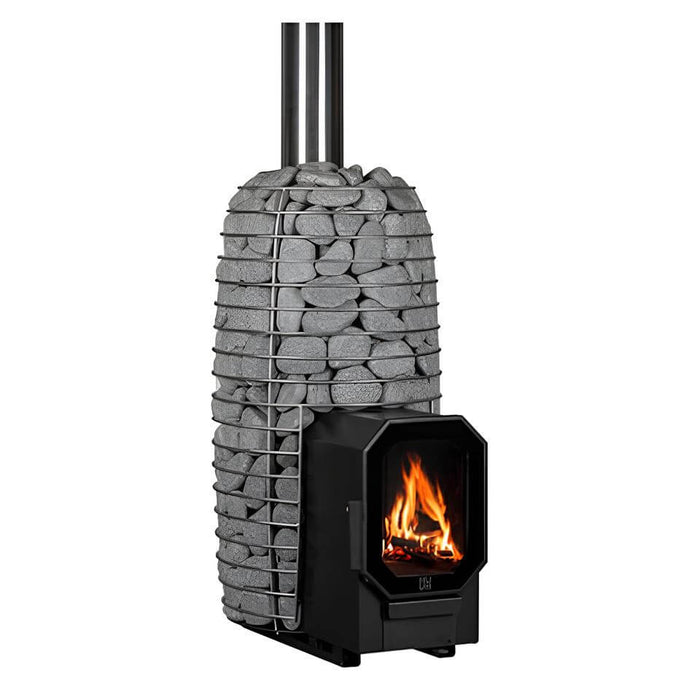 HUUM HIVE Flow Mini LS 8.5kW Wood - Burning Sauna Heater Package - Topture