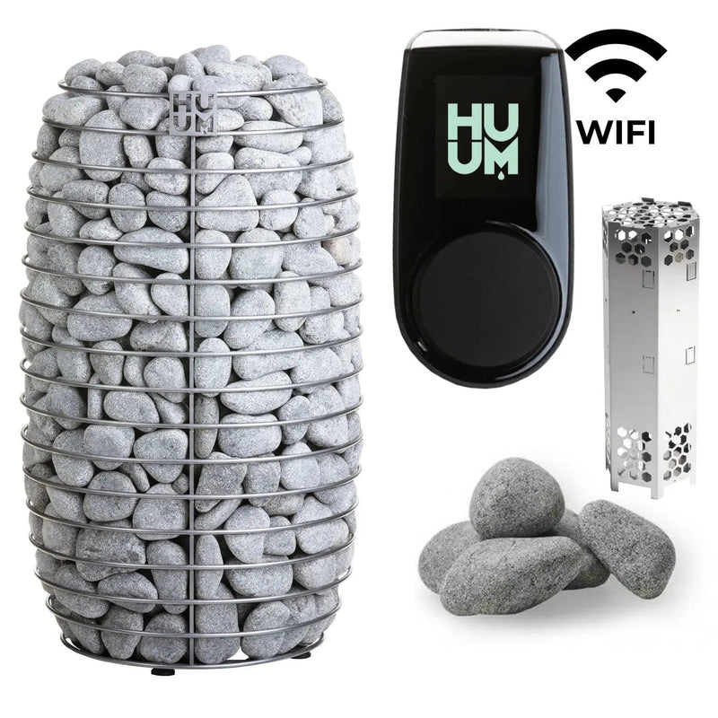 HUUM HIVE Mini 10.5kW Electric Heater Kit | Wifi Control | Black