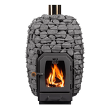 HUUM HIVE Wood 13kW Wood - Burning Sauna Heater Package - Topture