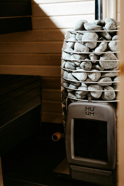 HUUM HIVE Wood 13kW Wood - Burning Sauna Heater Package - Topture