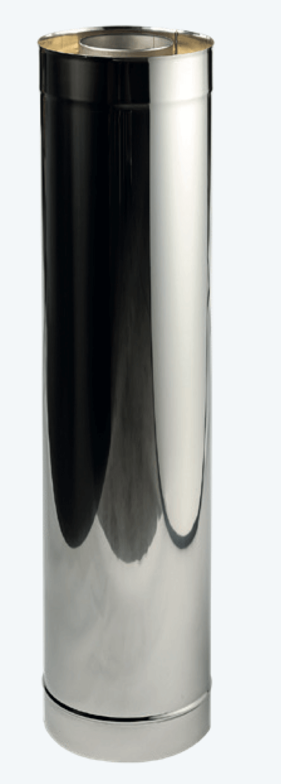 HUUM Double Wall Chimney Extension Pipe | Stainless Steel | HK004-03