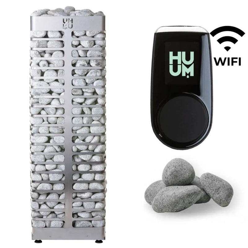 HUUM STEEL 10.5kW Electric Heater Kit | Wifi Control | Black