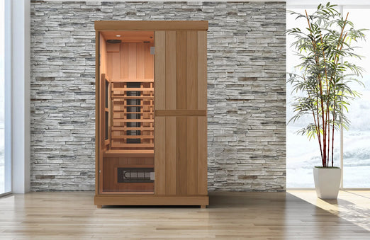 Finnmark FD-2 Full-Spectrum Infrared Sauna | 2-Person Infrared Sauna - Topture