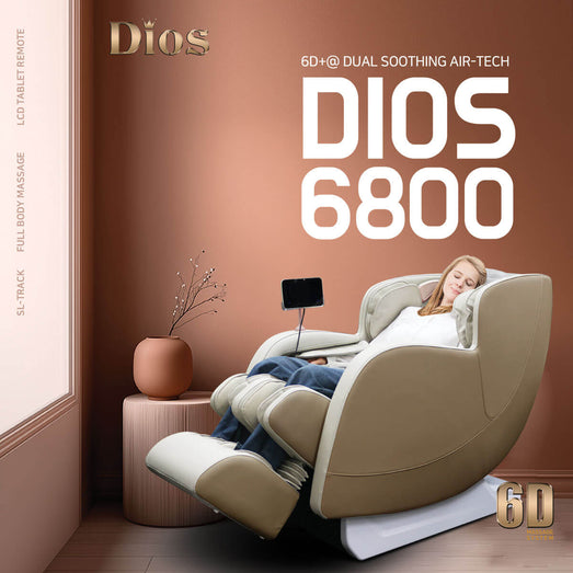 Kahuna Dios - 6800 Massage Chair 6D Dual Core Air Roller SL - track - Topture